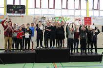 Die drei Erstplatzierten bei den Senioren. Foto: Kevin Nguyen