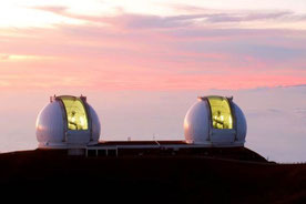 Keck Observatorium auf dem  Vulkan Mauna Kea auf der Insel Hawaii. Foto: CC BY 3.0