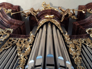 Bild: Die Sandtner-Orgel in der Stadtpfarrkirche in Berching. Foto: Christian Klenk