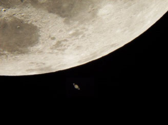 Foto: Michael Endig Sternwarte Neumarkt, Mond und Saturn