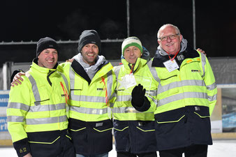 Siegerteam „Die Eisstocktechniker der SWN“: Herr Ulrich, Herr Pöllath, Herr Barth, Herr Geitner Foto von SWN – Frau Melanie Sedlatschek