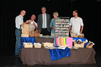 Auf dem Bild von links: Sigi Müller, Herbert Lang, Leonhard Spies, Jutta Rother und Achim Fischer, Foto: Jugendbüro